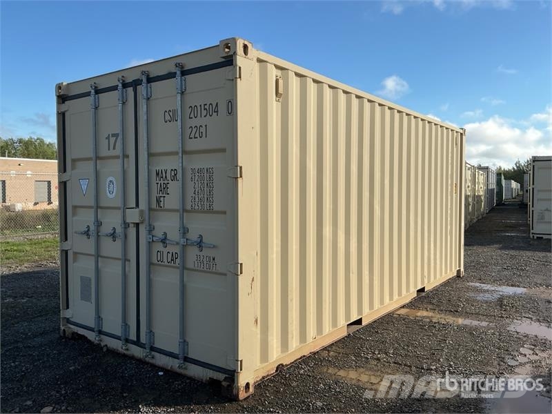 20 ft Standard Storage Container Opbevaringscontainere