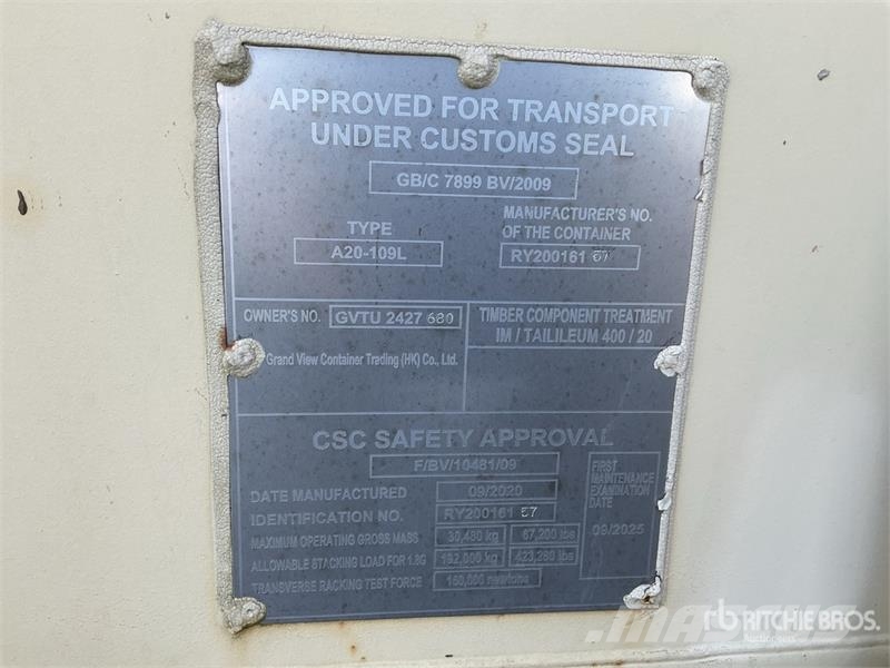 20 ft Standard Storage Container Kontejnerji za skladiščenje