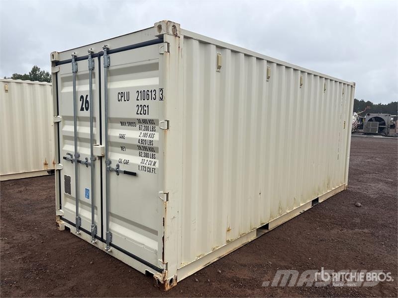 20 ft Standard Storage Container Saugojimo konteineriai