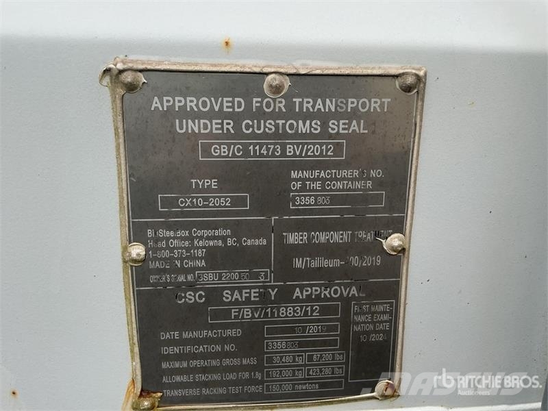 20 ft Standard Storage Container Kontejnerji za skladiščenje