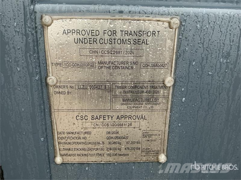 20 ft Storage Container Kontejneri za skladištenje