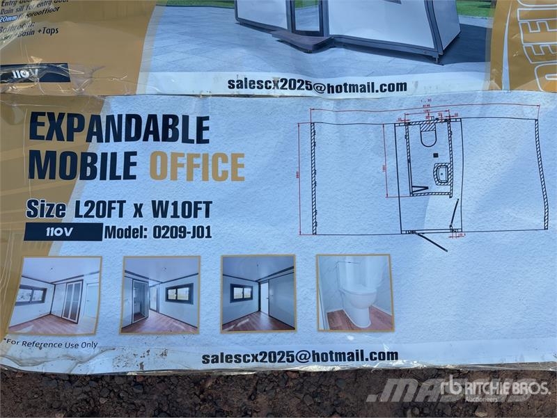 20 ft x 10 ft Portable Mobile Office (Unused) Gradbeništvo - drugo