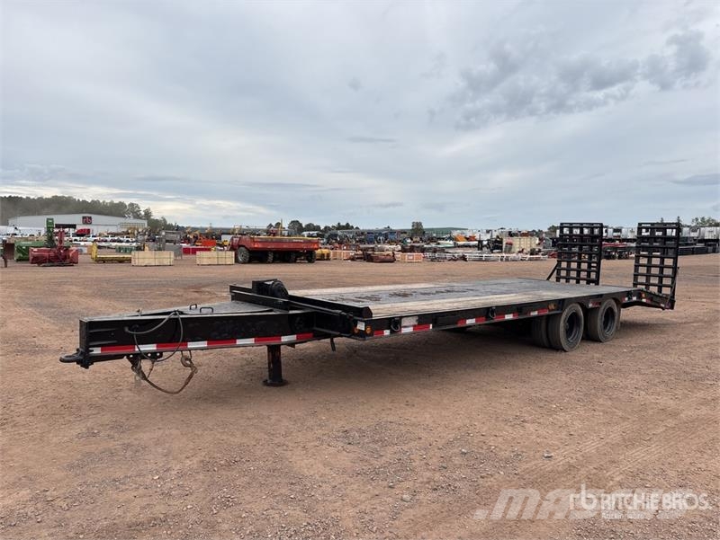 28 ft T/A Equipment Trailer Rimorchio per il trasporto di veicoli