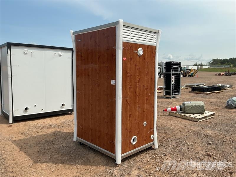 3 ft 2 in x 4 ft 2 in Single Portable Toilet Компоненты строительной техники