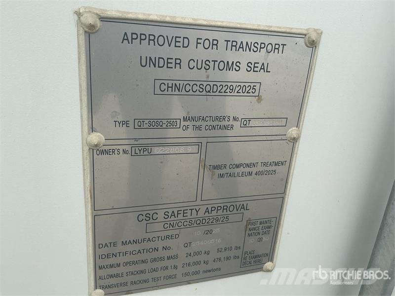  40 ft High Cube Multi-Door Storage Container Varastokontit