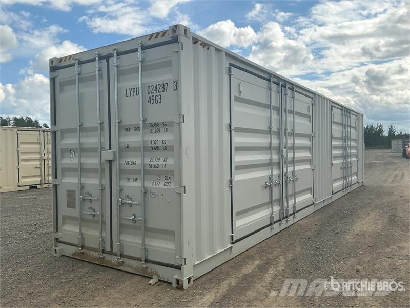 40 ft High Cube Multi-Door Storage Container Varastokontit