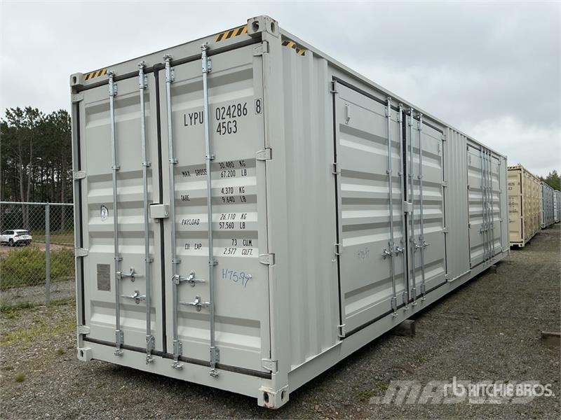 40 ft High Cube Multi-Door Storage Container Varastokontit