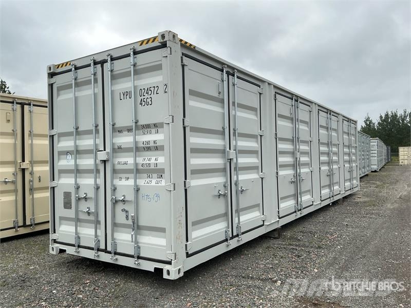 40 ft High Cube Multi-Door Storage Container Varastokontit
