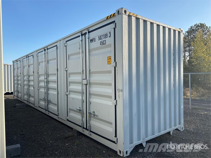  40 ft High Cube Multi-Door Storage Container Conteneurs de stockage