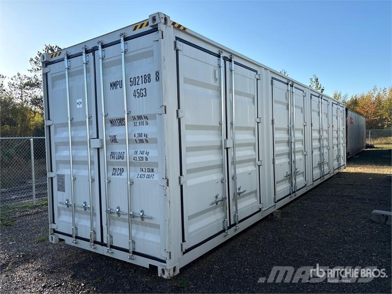 40 ft High Cube Multi-Door Storage Container Contentores de armazenamento