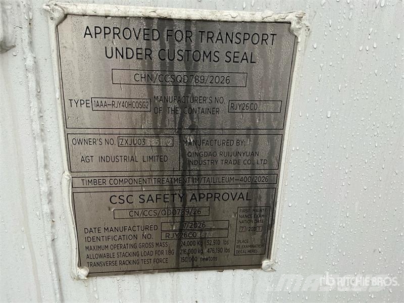 40 ft High Cube Multi-Door Storage Container Kontenery magazynowe