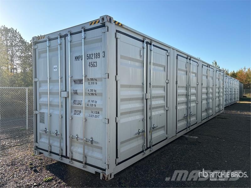  40 ft High Cube Multi-Door Storage Container Conteneurs de stockage