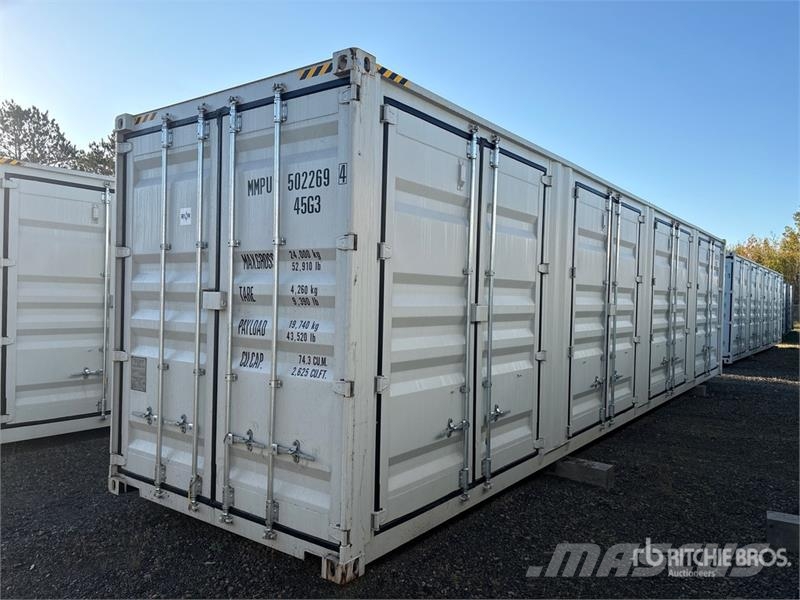  40 ft High Cube Multi-Door Storage Container Contentores de armazenamento
