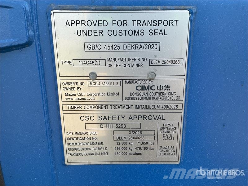 40 ft High Cube Storage Container Storage containers