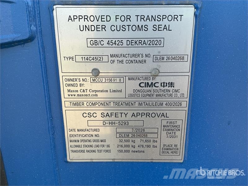 40 ft High Cube Storage Container Storage containers