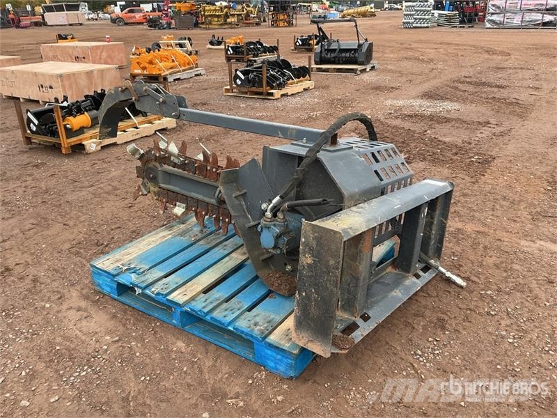 56 In depth Skid Steer Trencher Grabenfräse