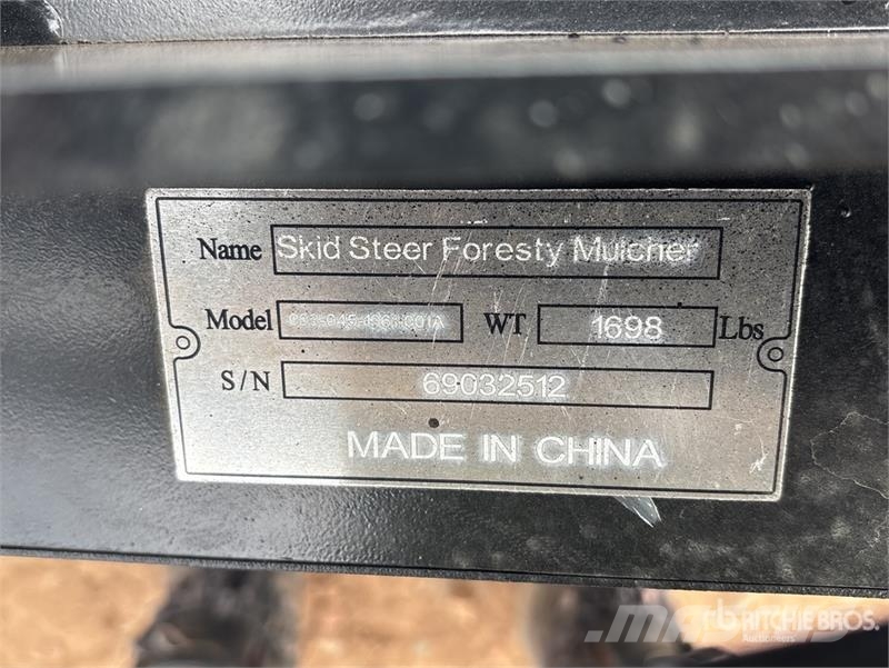  72 in Skid Steer Mulcher (Unused) ماكينات تقطيع أخشاب الحراجة