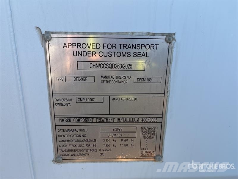  9 ft Storage Container Raktárkonténerek
