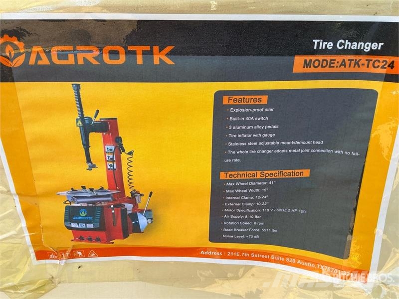 AGT ATK-TC24 Tire Changer (Unused) 建筑机械-其他