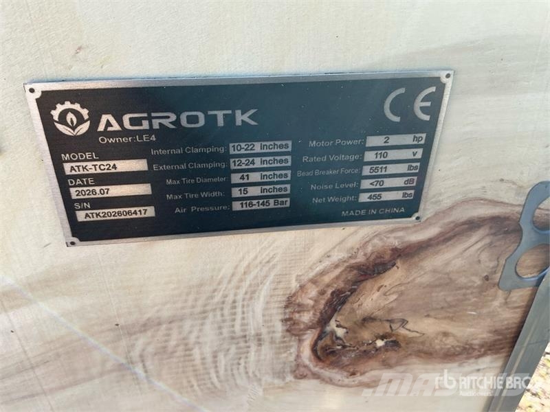 AGT ATK-TC24 Tire Changer (Unused) 建筑机械-其他