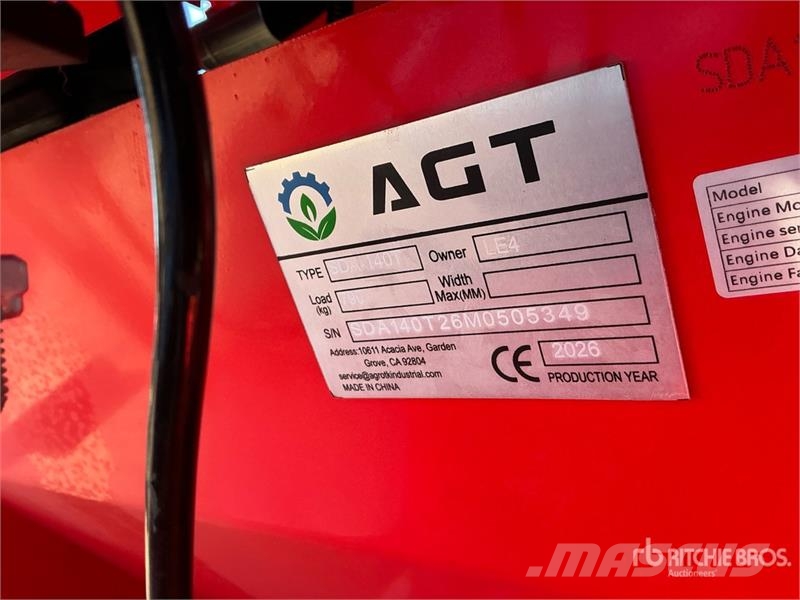AGT SDA-140T Mini Compact Track Loader (Unused) Šmykom riadené nakladače