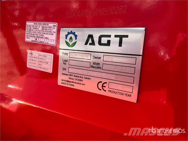 AGT SDA-140W Mini Wheel Loader (Unused) Wielladers