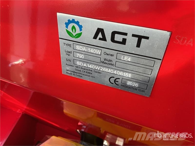 AGT SDA140W Mini Wheel Loader (Unused) Pale gommate
