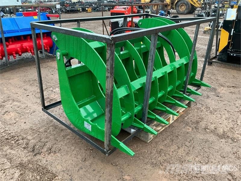 AGT SRR72 72 in Root Skid Steer Grapple (Unused) Pinzas
