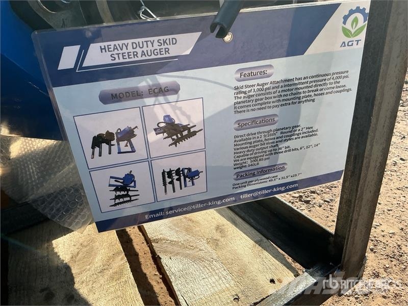 AGT SSECAG-Y Skid Steer Auger (Unused) Perforatrici