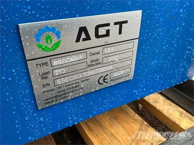 AGT SSECAG-Y Skid Steer Auger (Unused) Taladros
