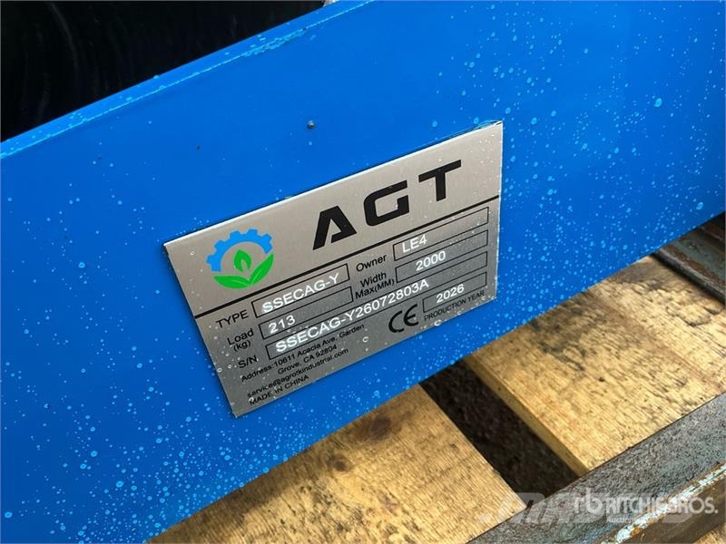 AGT SSECAG-Y Skid Steer Auger (Unused) Taladros
