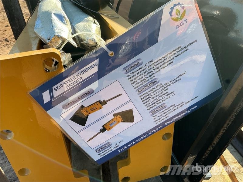 AGT SSHH680 Skid Steer Breaker (Unused) Martillos hidráulicos