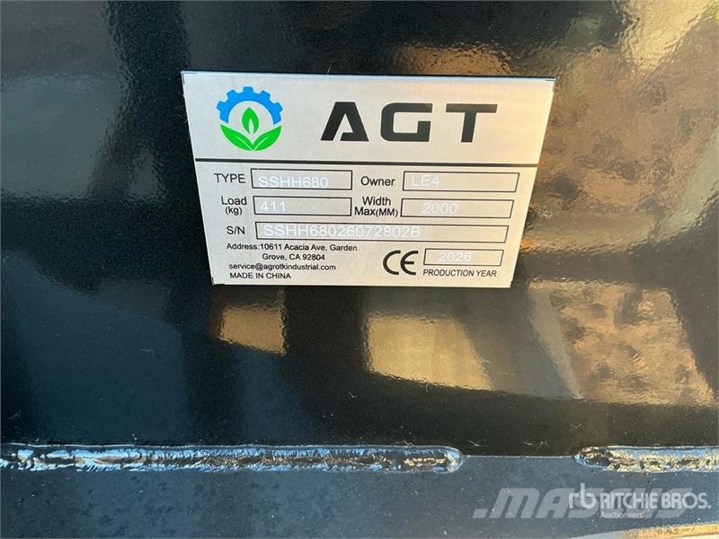 AGT SSHH680 Skid Steer Breaker (Unused) Martillos hidráulicos