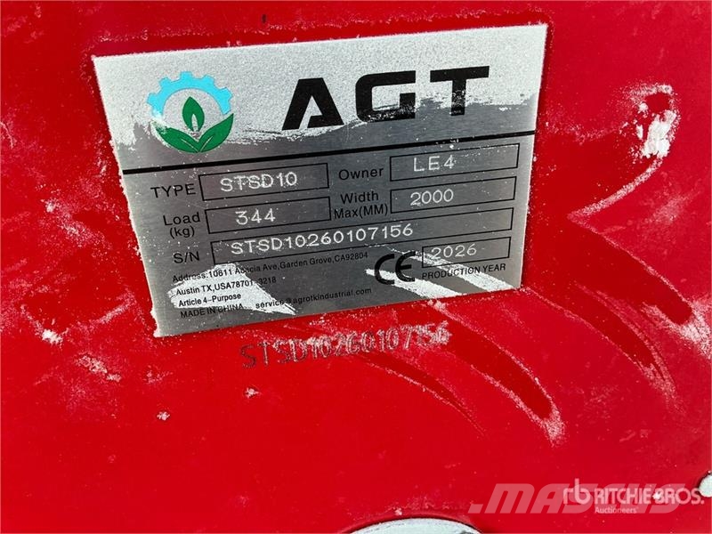 AGT STSD10 70 in 3-Point & Skid Steer Seeder (Unused) Sējmašīnas
