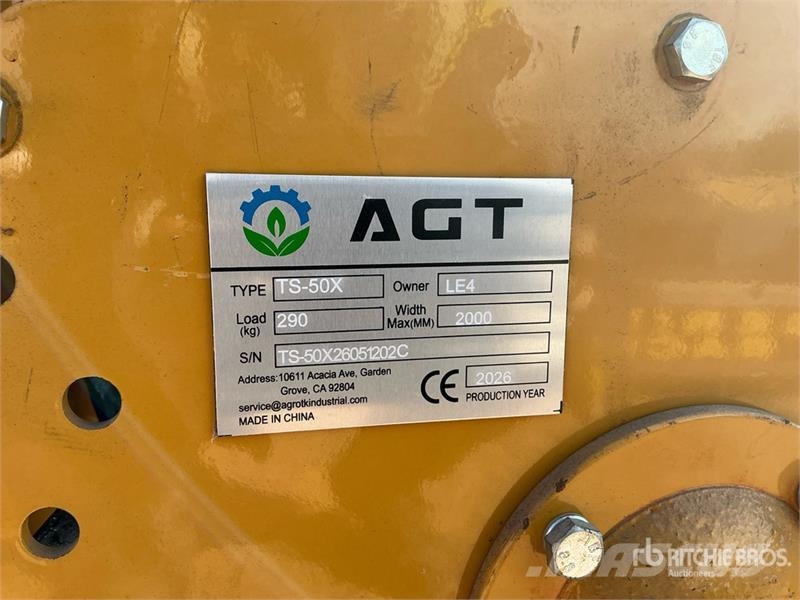 AGT TS-50X 50 in Rotary Tiller (Unused) الكاسحات وقلابات التربة ذات المحركات
