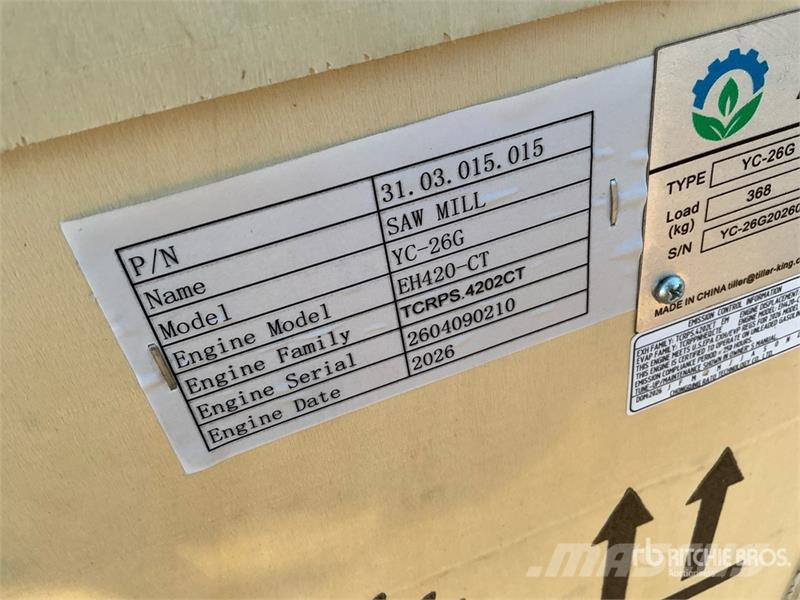 AGT YC-26G Portable Sawmill (Unused) Sawmills