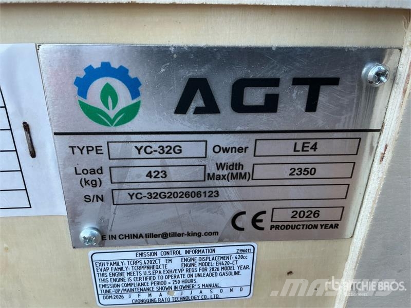 AGT YC32-G Portable Sawmill (Unused) 제재소
