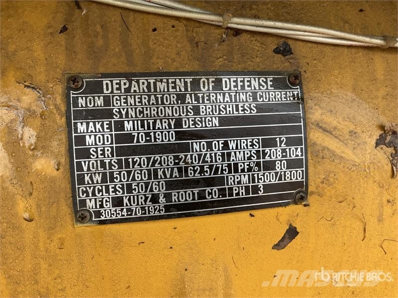 Allis Chalmers Chalmers 60 kW Skid-Mounted Generator Set Geradores Diesel