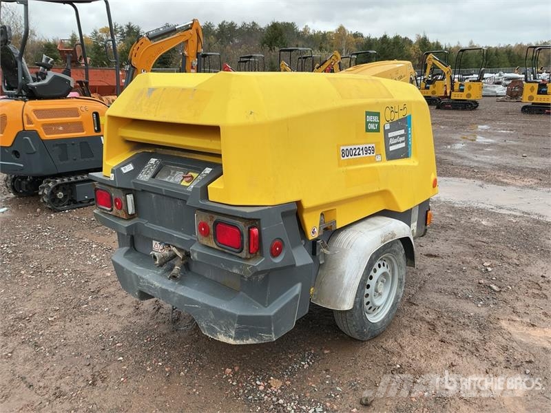 Atlas Copco 175 cfm Mobile Air Compressor Kompressoren