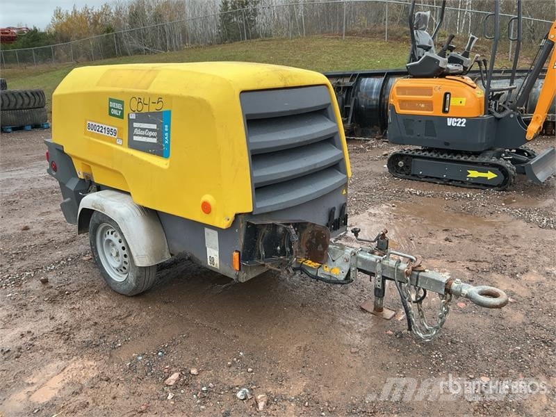 Atlas Copco 175 cfm Mobile Air Compressor Kompressoren