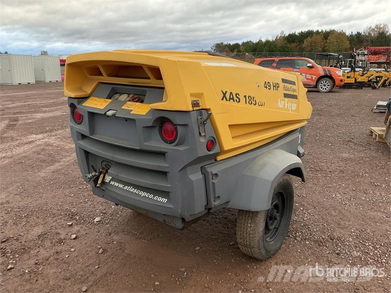 Atlas Copco 185 cfm Mobile Air Compressor Kompressoren