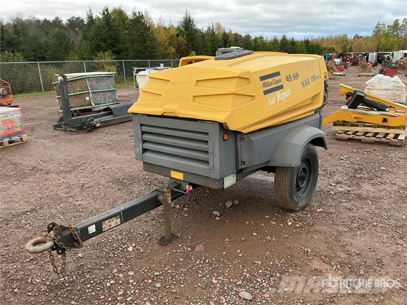 Atlas Copco 185 cfm Mobile Air Compressor Kompressoren
