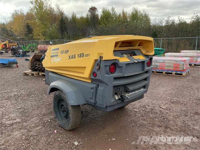 Atlas Copco 185 cfm Mobile Air Compressor Kompressoren