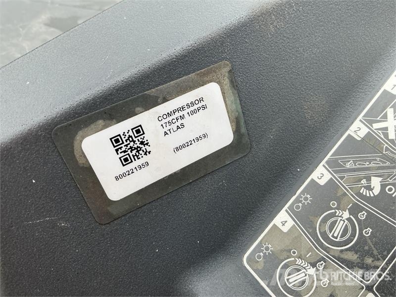 Atlas Copco XAS 88 175 cfm Mobile Air Compressor Kompressoren
