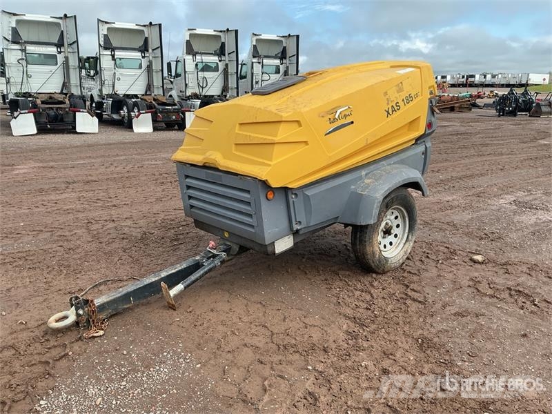 Atlas Copco XAS185CD7 185 cfm Mobile Air Compressor Воздушные компрессоры
