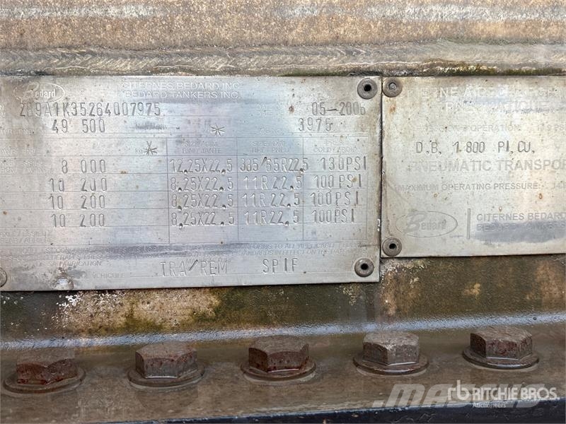 Bedard Quad/A Pneumatic Bulk Trailer Ostale prikolice