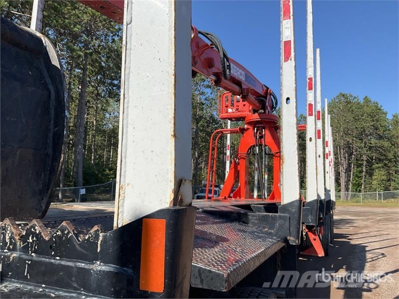 BWS 46 ft Tri/A Self-Loading Log Trailer Hout-Aanhangers