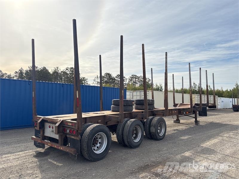 BWS EZ-2-Load 46 ft Tri/A Short Wood Log Trailer Prikolice za stabla