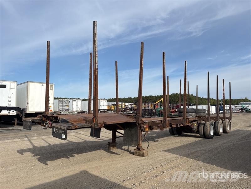 BWS EZ-2-Load 46 ft Tri/A Short Wood Log Trailer Prikolice za stabla