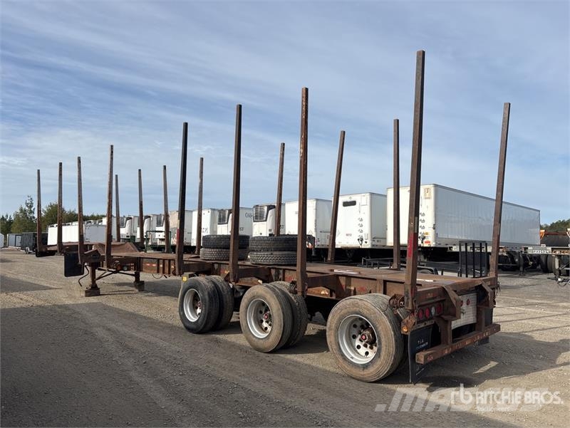 BWS EZ-2-Load 46 ft Tri/A Short Wood Log Trailer Prikolice za stabla